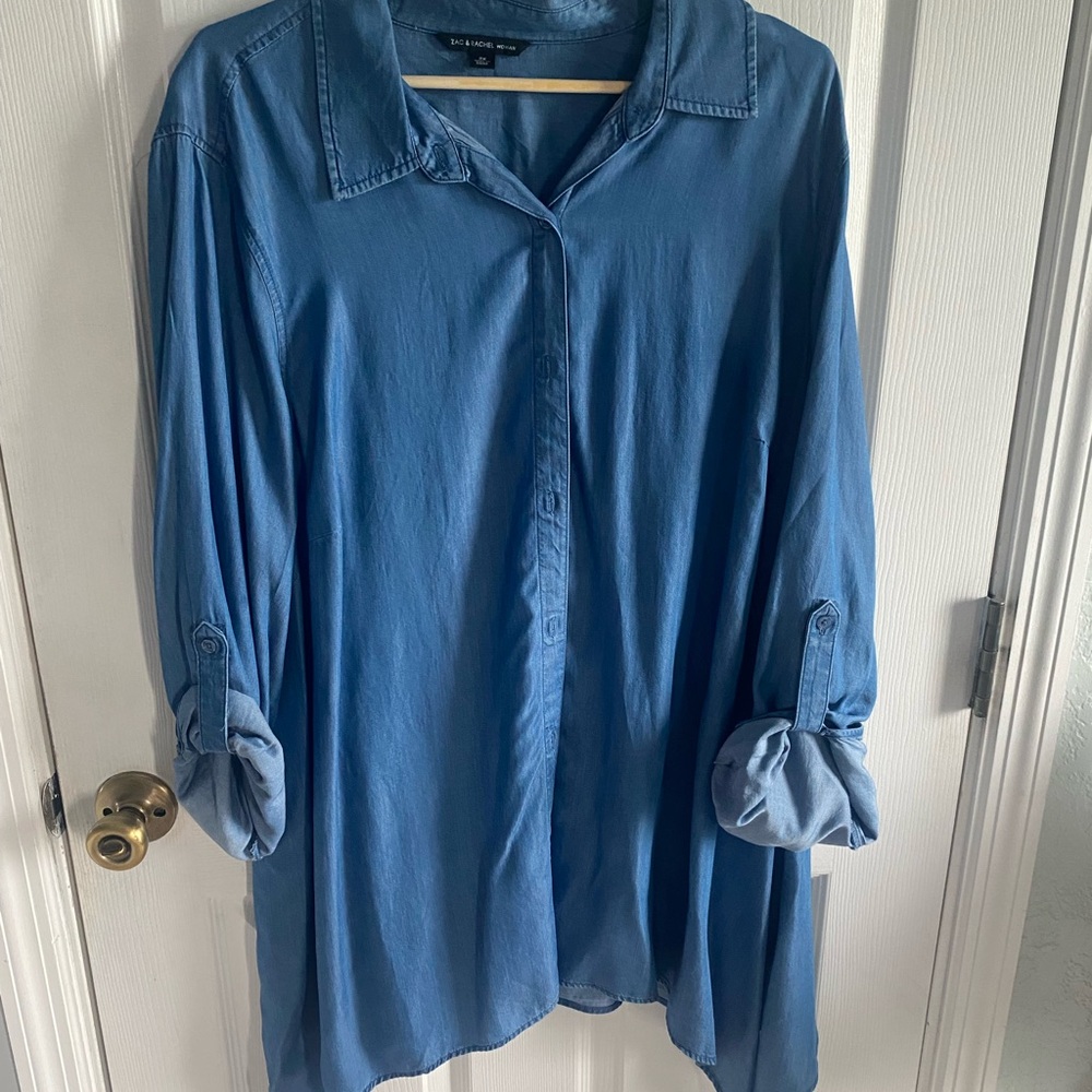 Denim Button Down Shirt